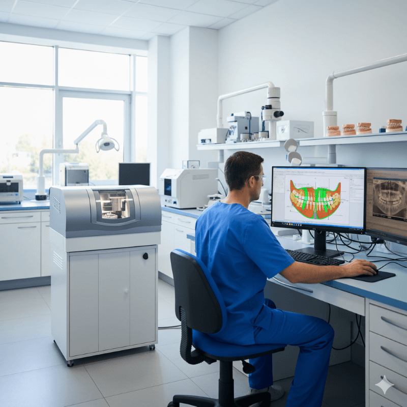 Laboratoire dentaire moderne